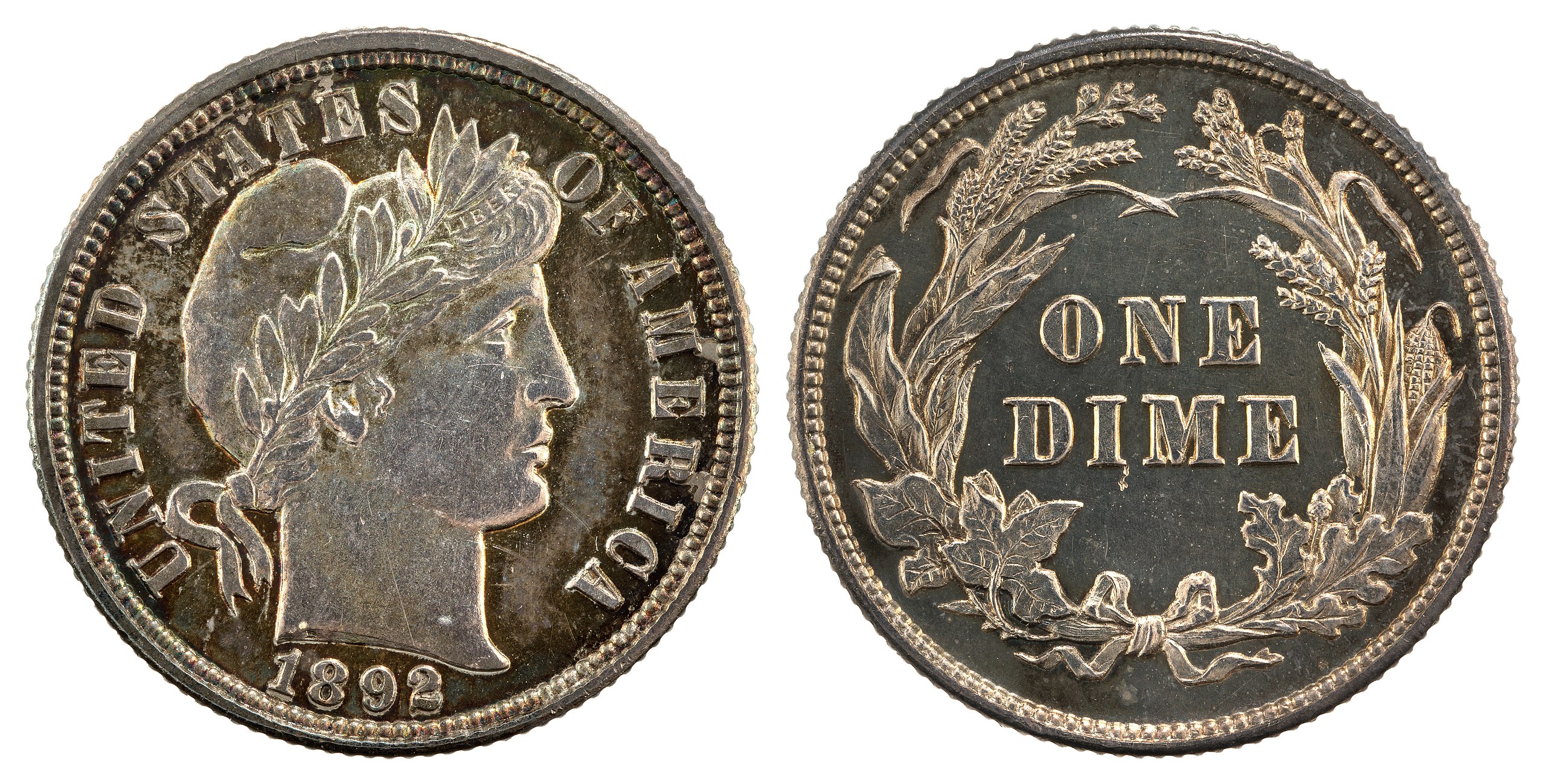 File:NNC-US-1892-10C-Barber Dime.jpg - Wikimedia Commons