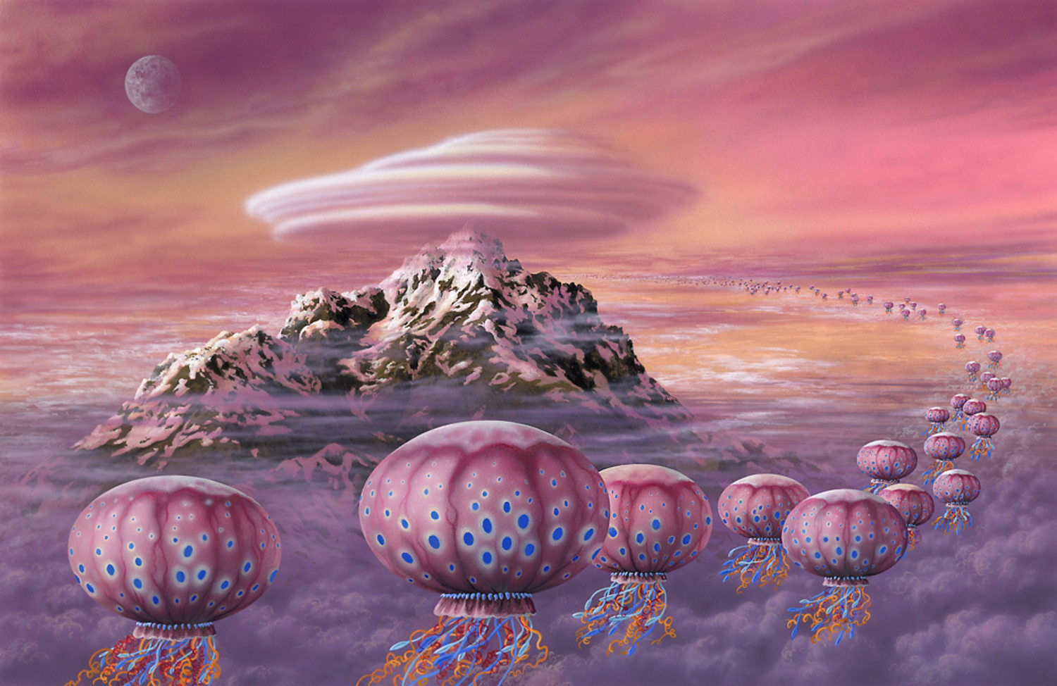 Artist brings distant worlds to life