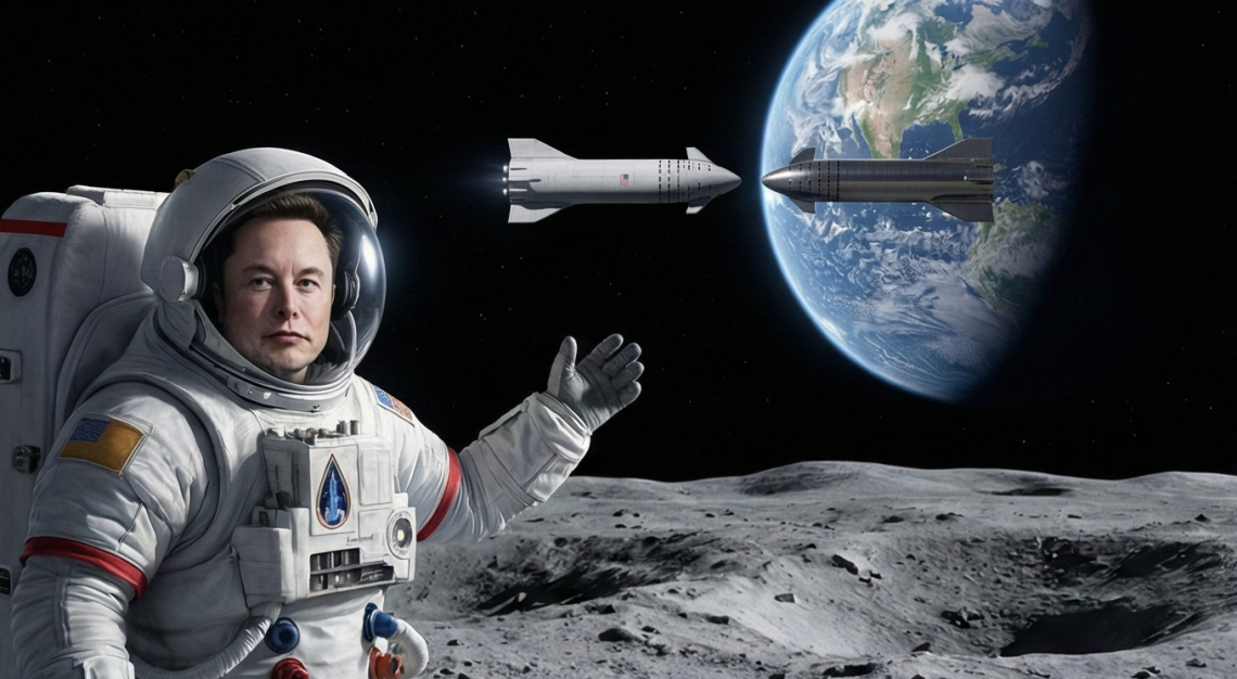 달 탐사, 일론 머스크
