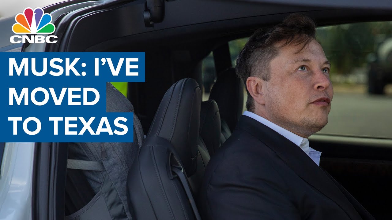 Tesla CEO Elon Musk says he has moved to Texas