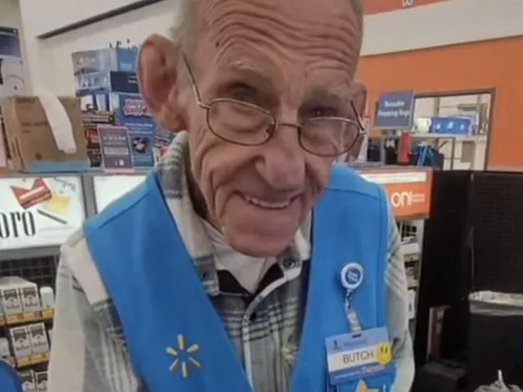 82-Year-Old Walmart Employee Retires After TikToker Raises $100,000 - Business Insider