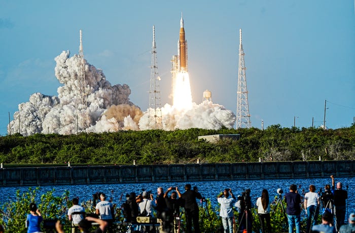 Artemis II mission launches from NASA's Kennedy Space Center